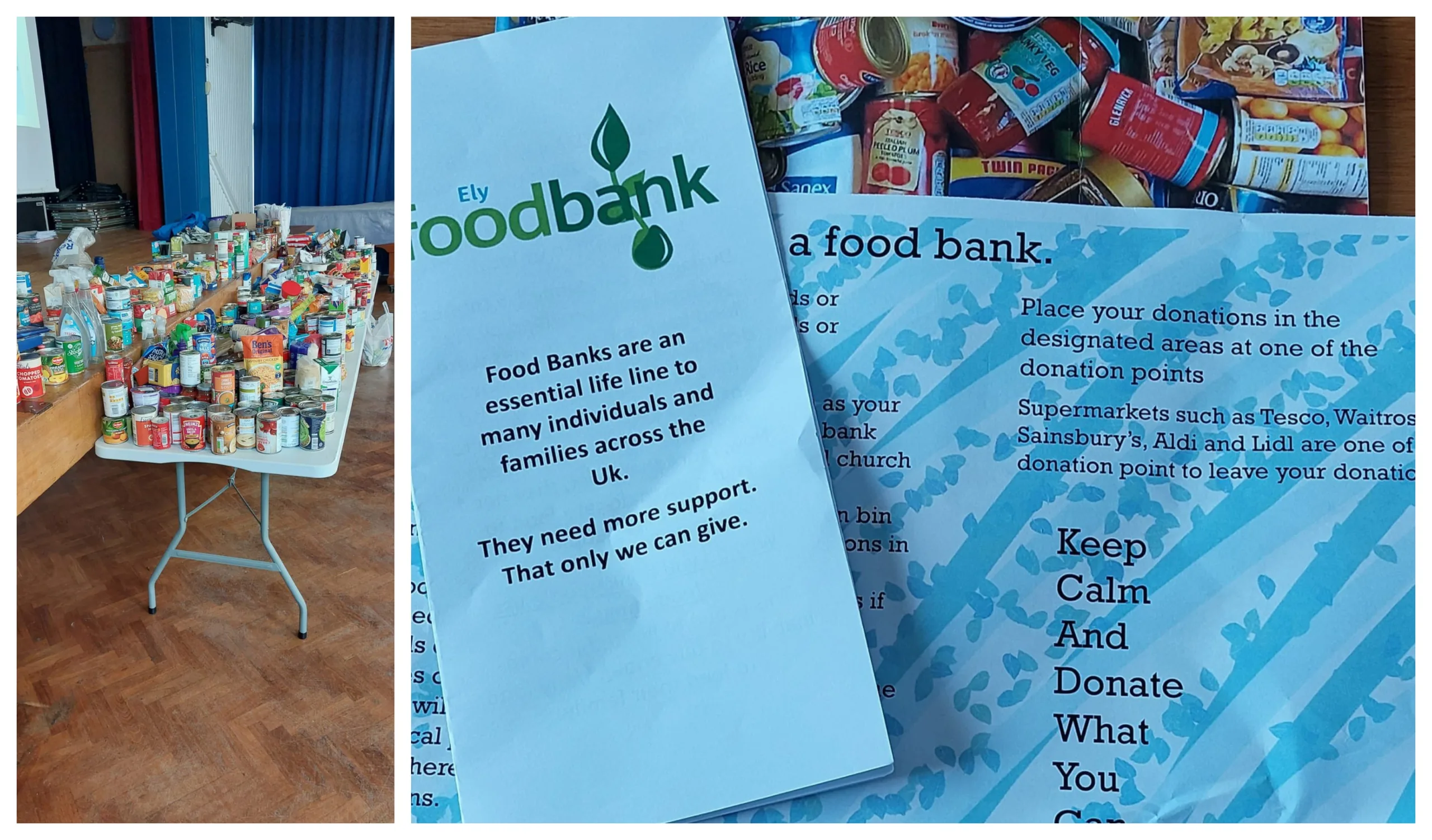 Year 11s at Witchford Village College have been addressing food poverty & foodbanks in their politics coursework. Ely foodbank thanked for their “amazing food collection and publicity for fundraisers to draw attention to the need in this area