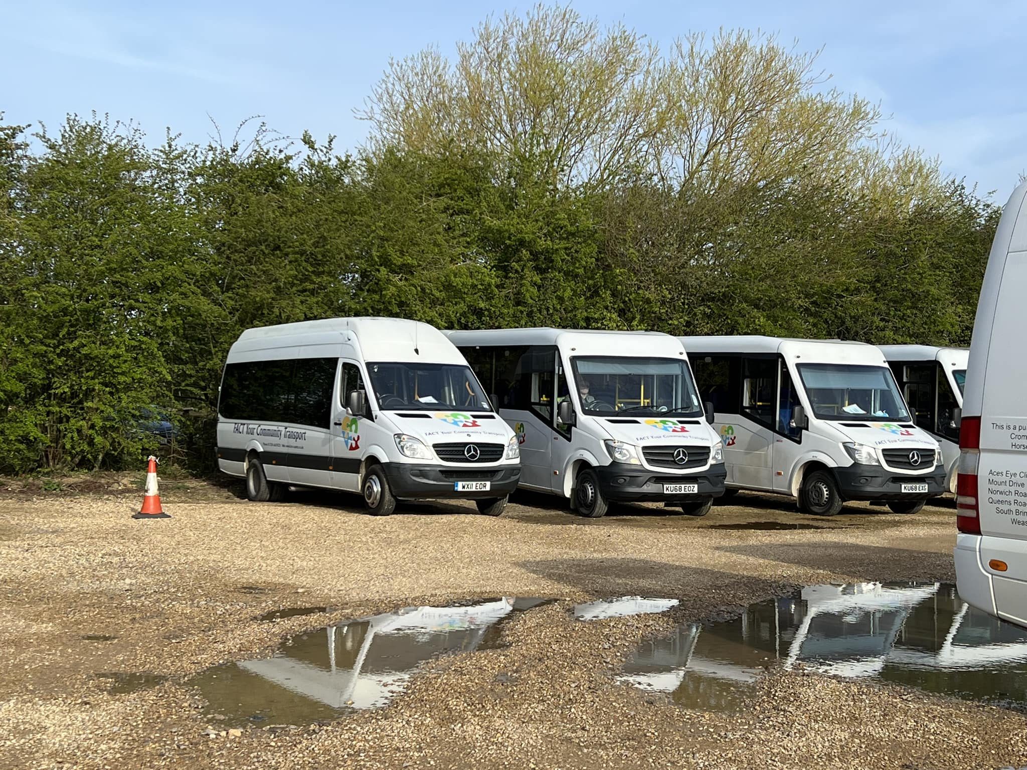 A minibus service 36 run by FACT Community Transport on behalf of the Cambridgeshire & Peterborough Combined Authority (CAPCA) will operate between Eye and Thorney