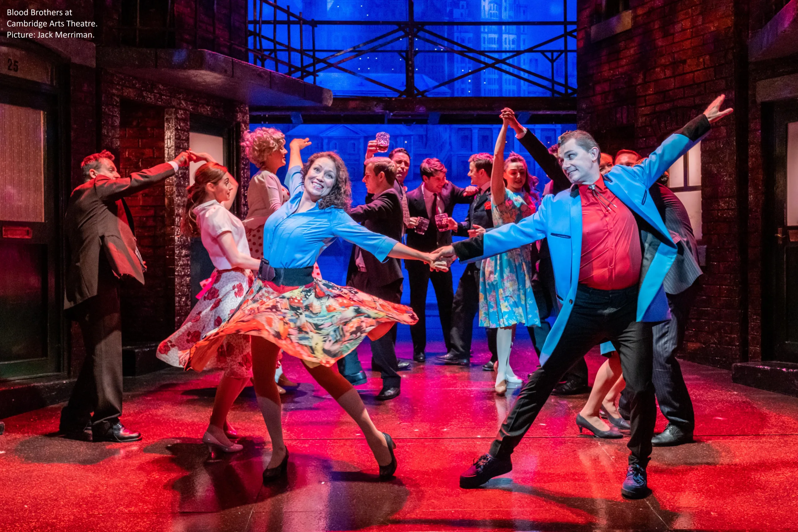 The comic timing and the humour of the performances kept the show and the audience buoyant. Blood Brothers is at Cambridge Arts Theatre until Saturday August 4.
